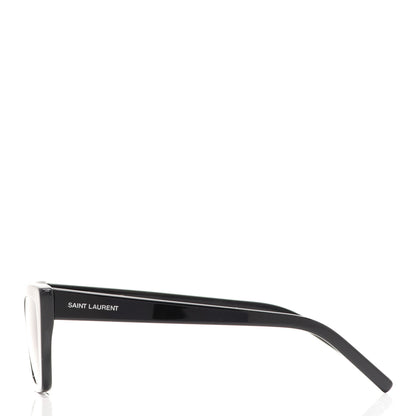 Saint Laurent Acetate Mica Cat Eye Sunglasses SL 276 Black 3 of 8