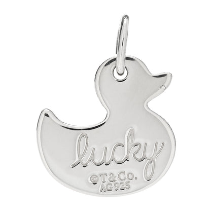 Tiffany Sterling Silver Lucky Duck Charm 3 of 5