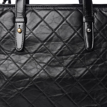 Chanel Calfskin Quilted Large Gabrielle Shopping Tote Black 8 of 10