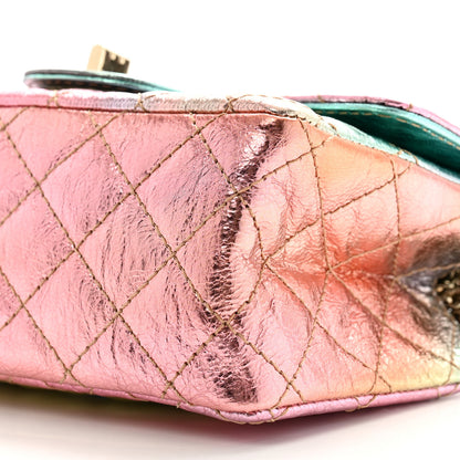 Chanel Metallic Goatskin Quilted Mini 2.55 Reissue Flap Multicolor 9 of 9