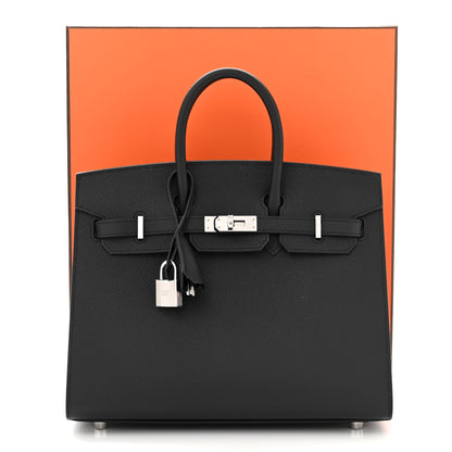 Hermes Epsom Birkin Sellier 25 Black 11 of 11