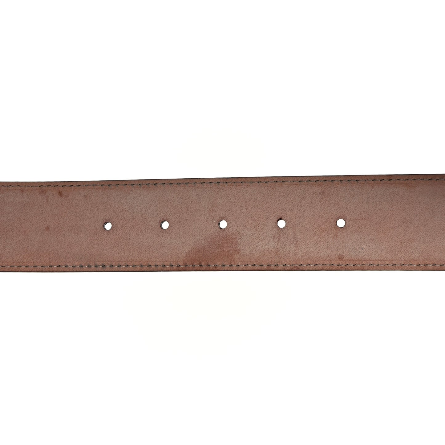 Metallic Guccissima Signature Interlocking G 40mm Belt 90 36 Cognac Brown