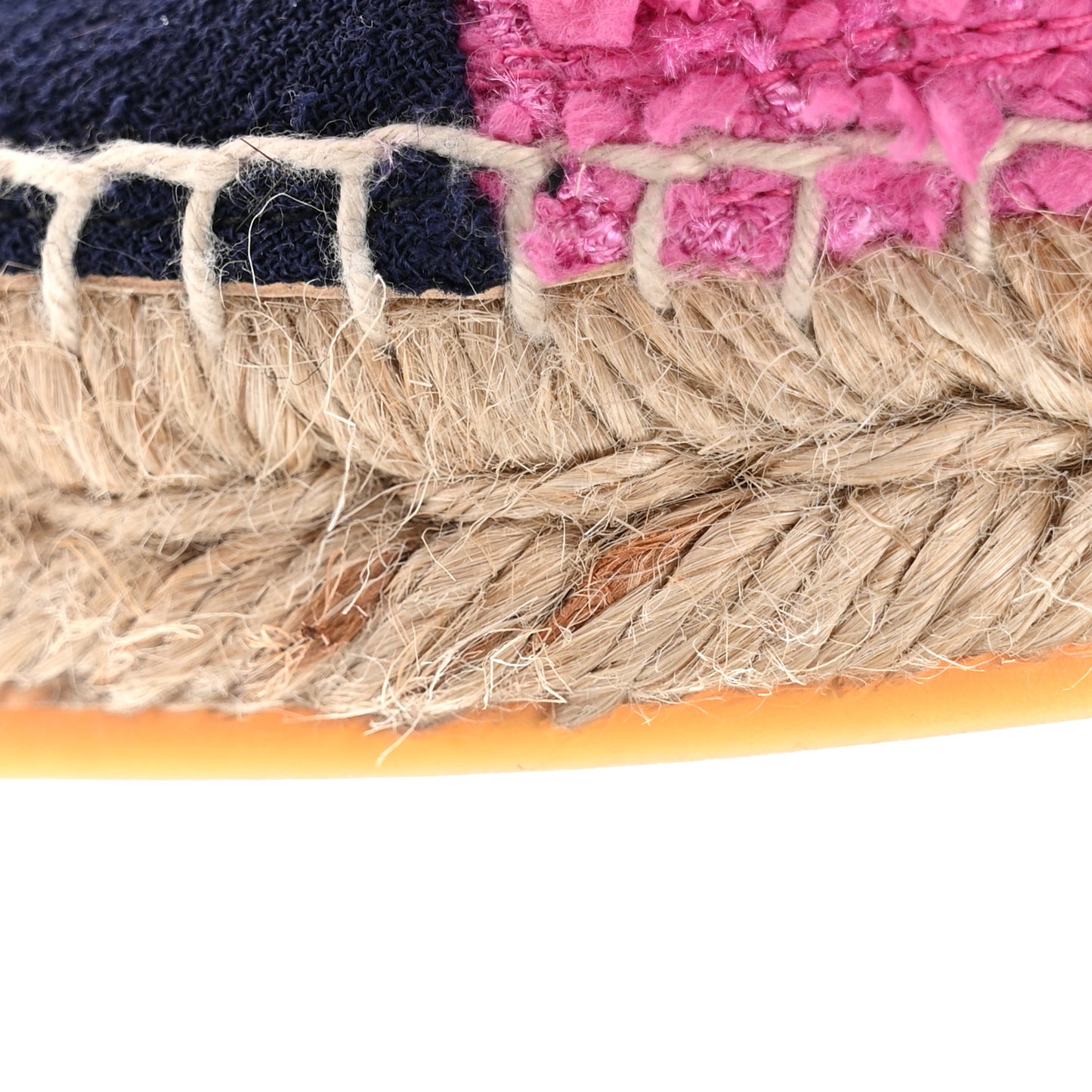 Tweed CC Espadrilles 37 Dark Pink Navy