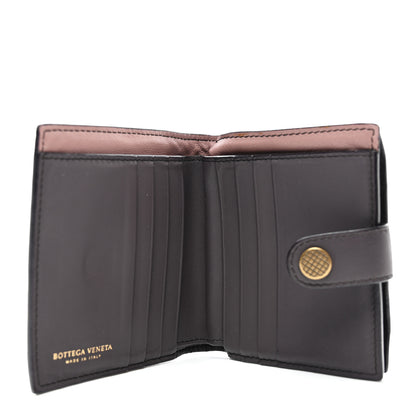 Bottega Veneta Nappa Intrecciato French Compact Wallet Grape 5 of 7