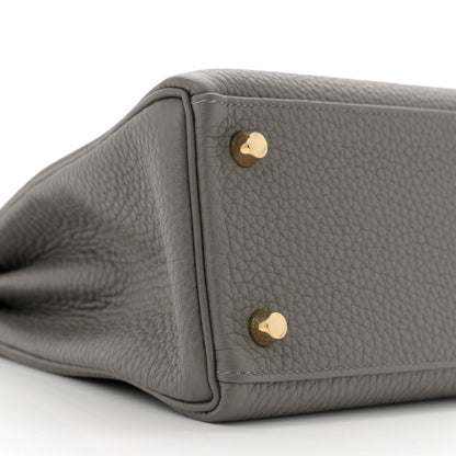 Hermes Togo Kelly Retourne 25 Gris Meyer 9 of 12