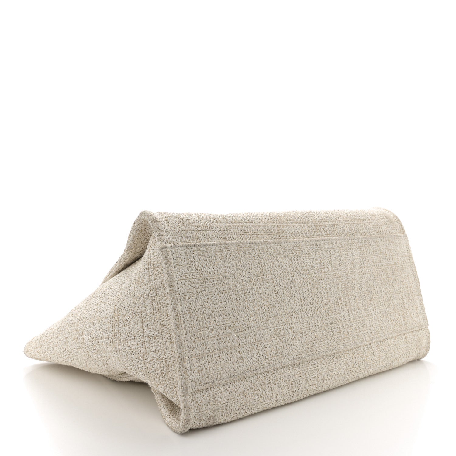 Chanel Lurex Boucle Medium Deauville Tote White 4 of 15
