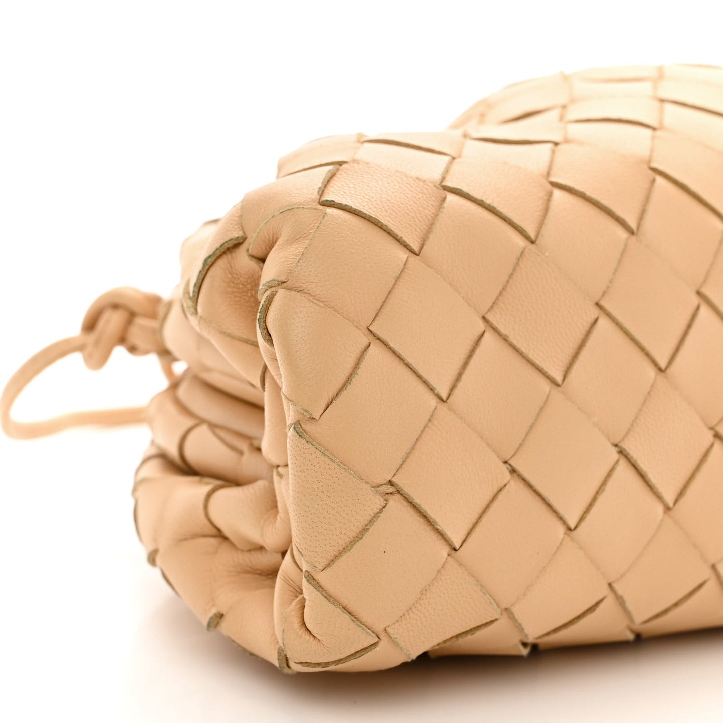 Nappa Intrecciato The Mini Pouch Almond