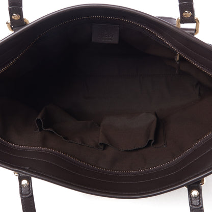 Gucci GG Supreme Monogram Medium Joy Tote Dark Brown 6 of 12