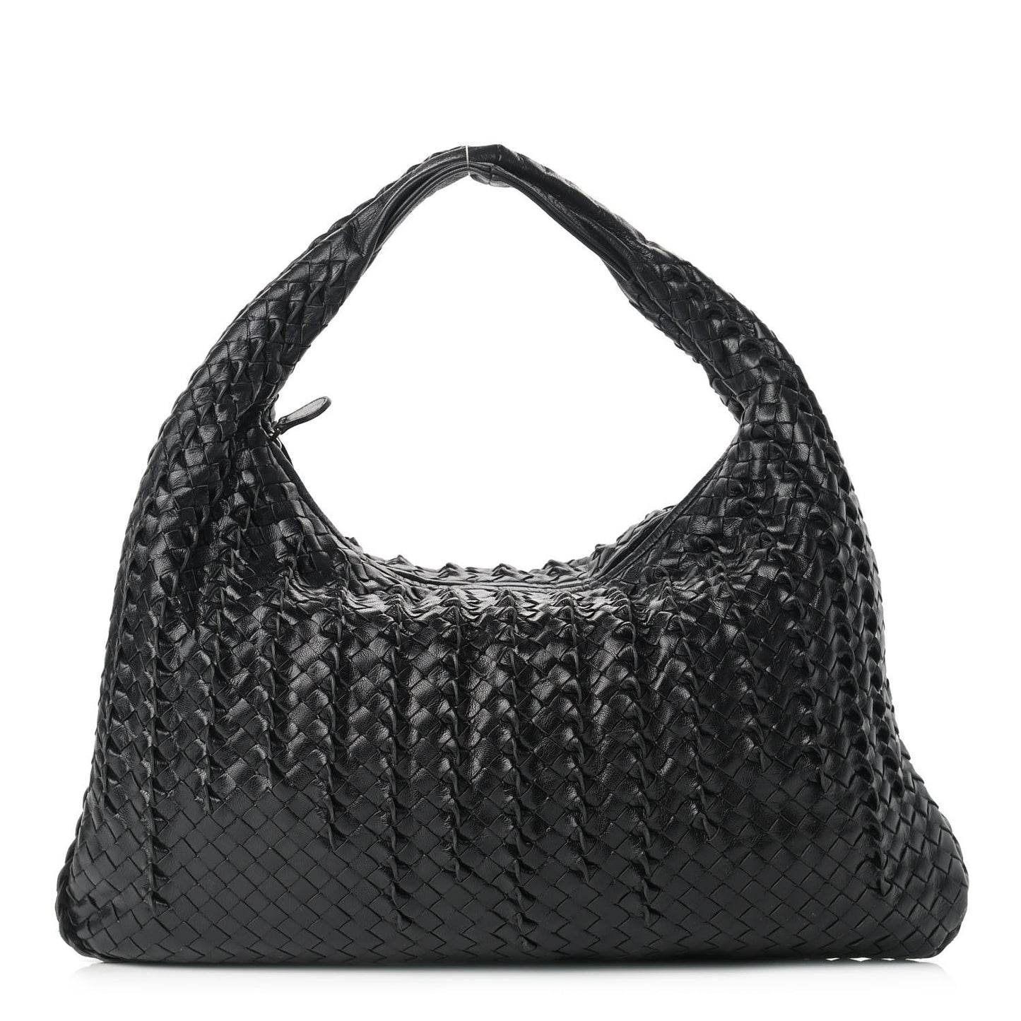 Nappa Intrecciato Medium Tornabuoni Hobo Black