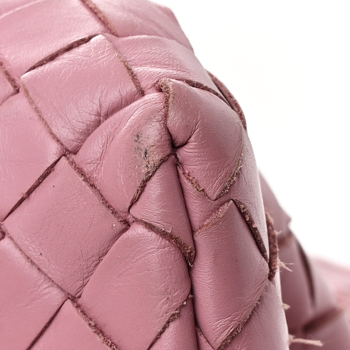 Light Calf Intrecciato Medium Roma Mallow