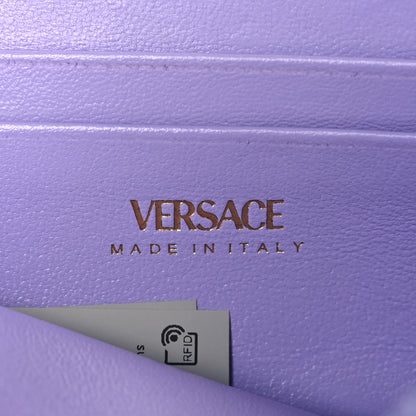 Versace Faux Fur Quilted Virtus Shoulder Bag Orchid 6 of 9