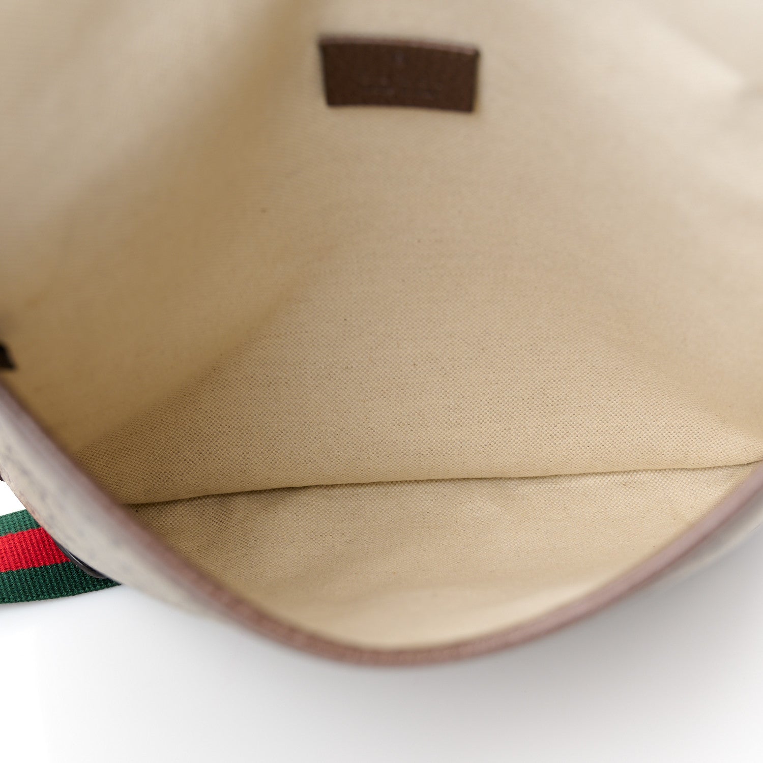 Gucci GG Supreme Monogram Web Medium Neo Vintage Flap Messenger Bag Beige New Acero 5 of 11