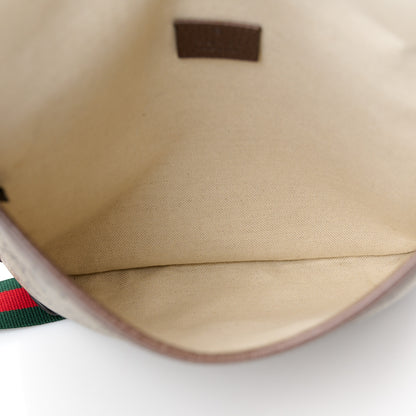Gucci GG Supreme Monogram Web Medium Neo Vintage Flap Messenger Bag Beige New Acero 5 of 11