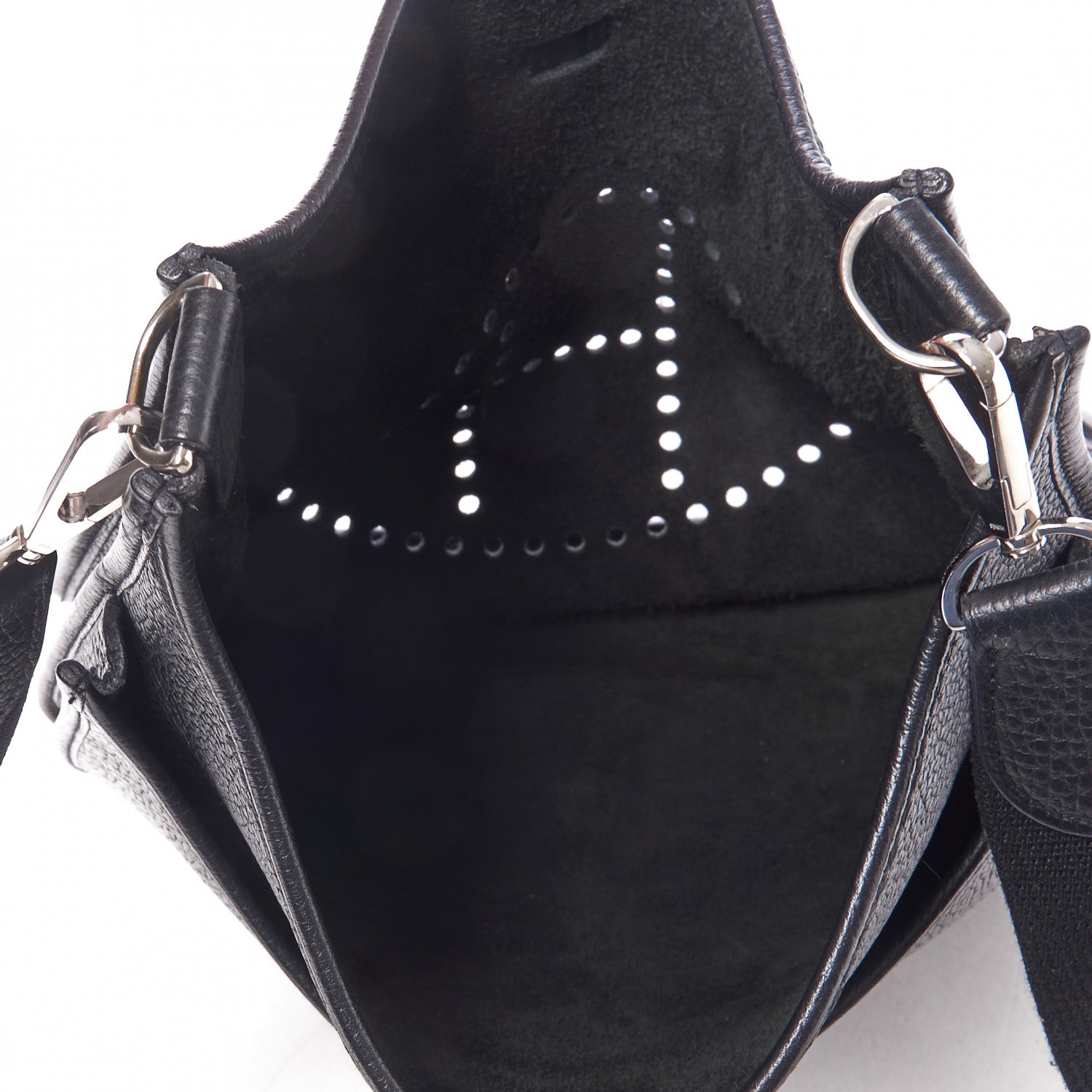 Hermes Taurillon Clemence Evelyne II GM Black 4 of 8