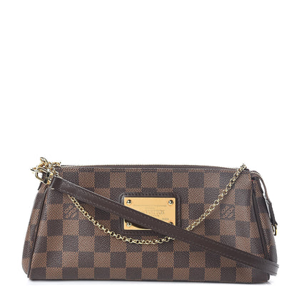 Louis Vuitton Damier Ebene Eva Clutch 1 of 9