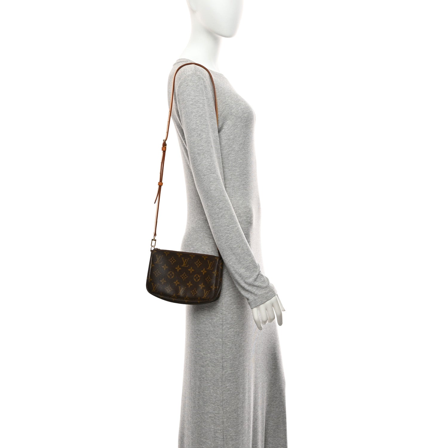 Louis Vuitton Monogram Accessories Pochette Long Strap 2 of 10