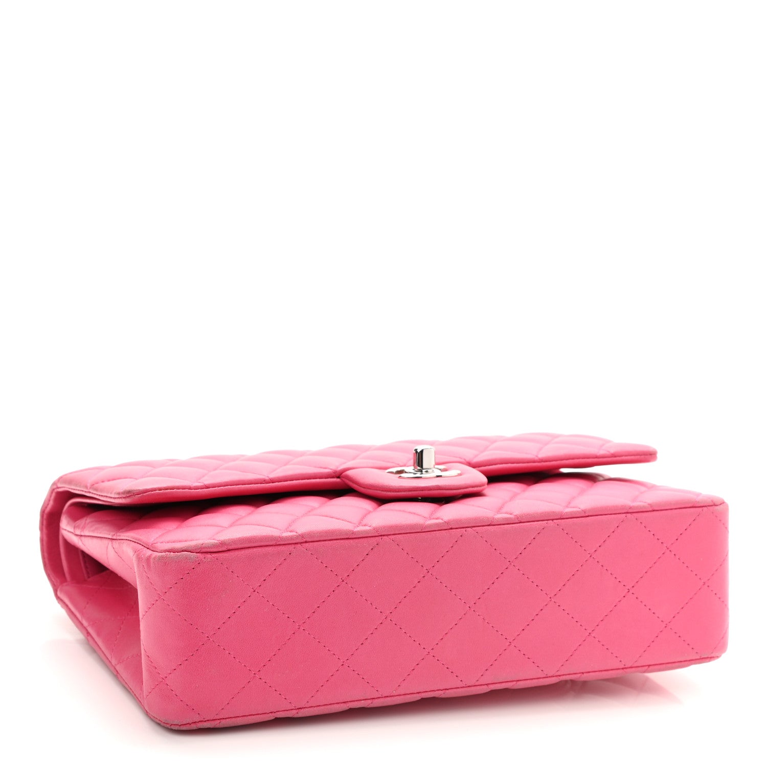 Chanel Lambskin Quilted Medium Double Flap Pink 4 of 17