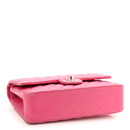 Chanel Lambskin Quilted Medium Double Flap Pink 4 of 17