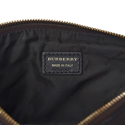 Burberry Haymarket Check Adeline Foldover Clutch Brown 7 of 10