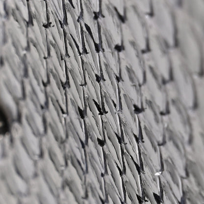 Fendi Snakeskin Metal Monster Eyes Zip Around Wallet Navy 10 of 12