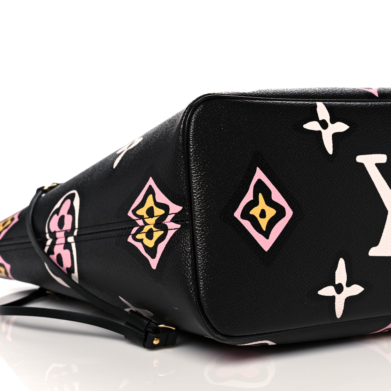 Louis Vuitton Monogram Giant Wild At Heart Neverfull MM Black 8 of 10