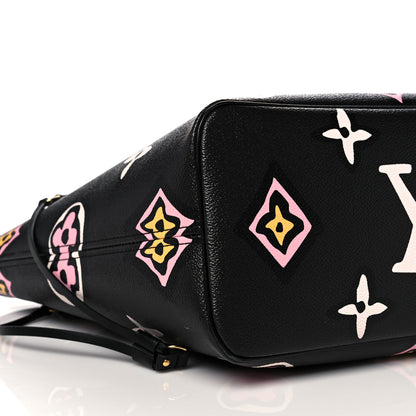 Louis Vuitton Monogram Giant Wild At Heart Neverfull MM Black 8 of 10