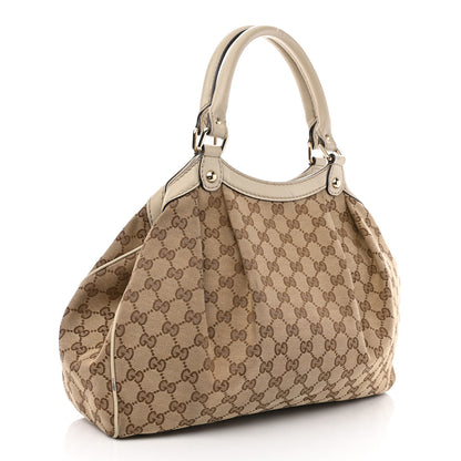 Gucci Monogram Medium Sukey Tote Off White 3 of 14