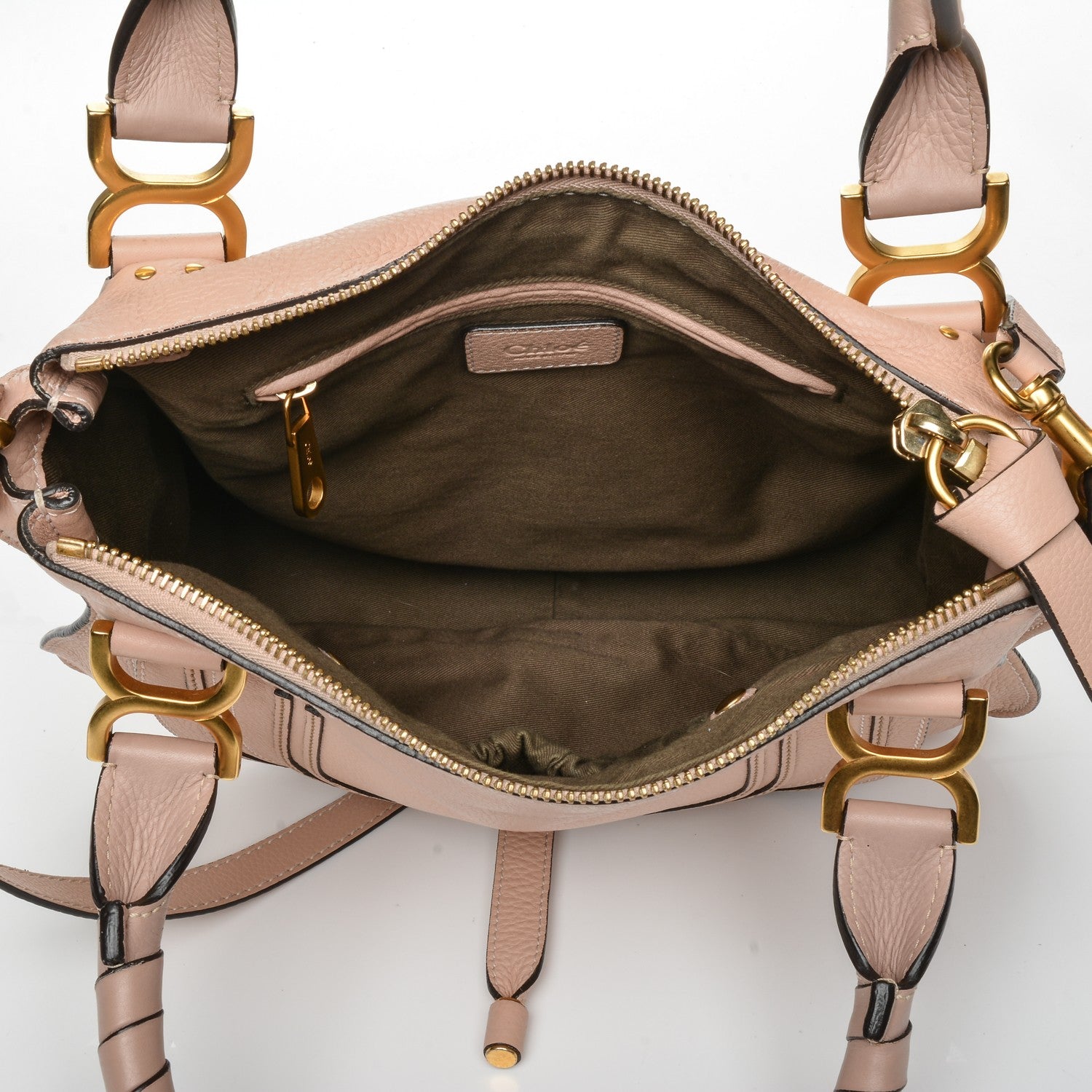 Chloe Calfskin Medium Marcie Satchel Blush Nude 5 of 7