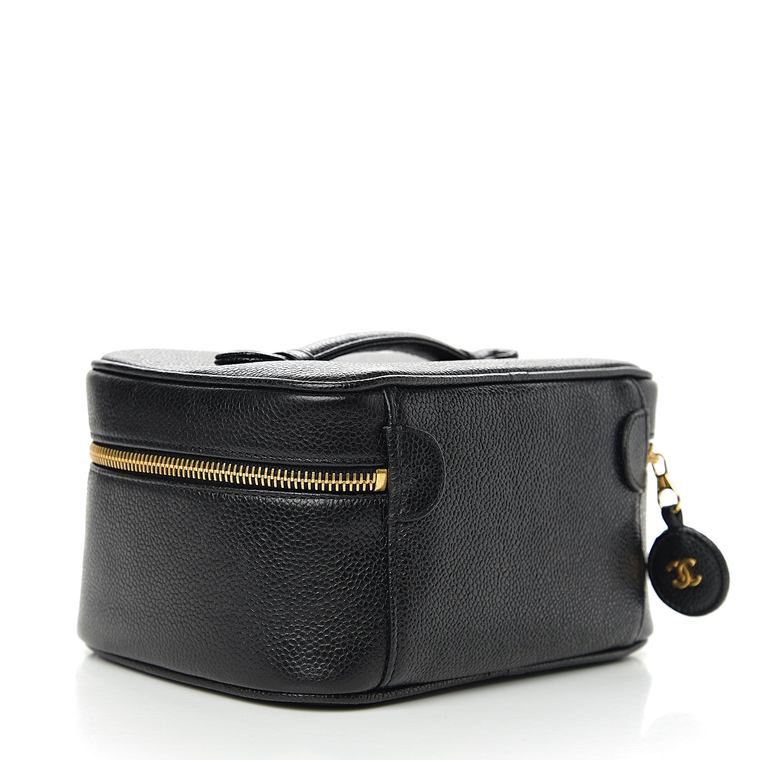 Chanel Caviar Vanity Cosmetic Case Black 3 of 17