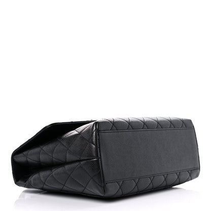 Chanel Caviar Quilted Jumbo Kelly Flap Black 4 of 18