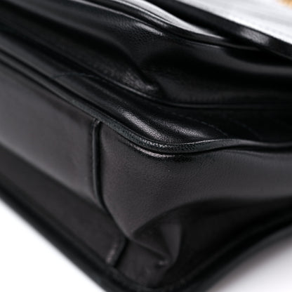 Saint Laurent Lambskin Matelasse Monogram Baby Niki Chain Satchel Black 9 of 12