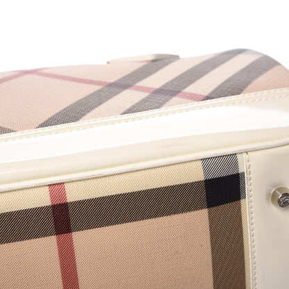 Burberry Nova Check Bowling Bag White 12 of 16