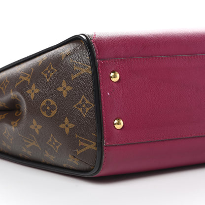Louis Vuitton Calfskin Monogram Kimono Tote Grape 9 of 13