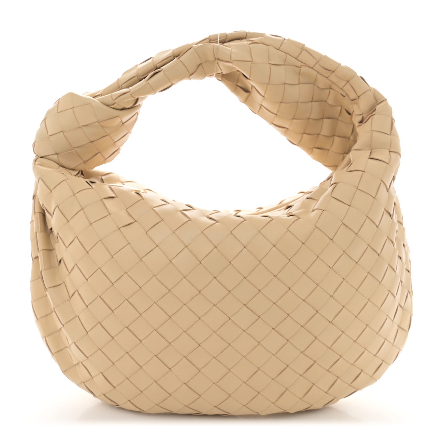 Nappa Intrecciato Teen Jodie Hobo Porridge