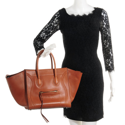 Celine Natural Calfskin Medium Phantom Luggage Tan 2 of 7
