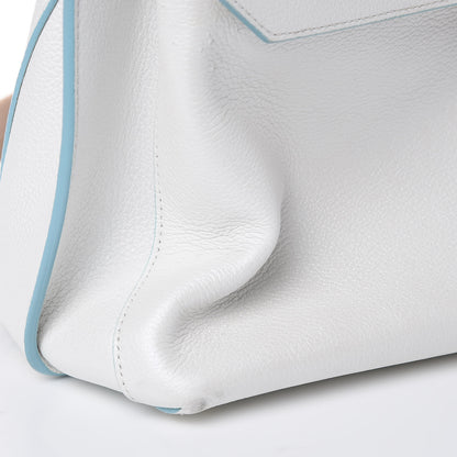 MCM Grained Calfskin Large Milla Convertible Backpack White 11 of 17