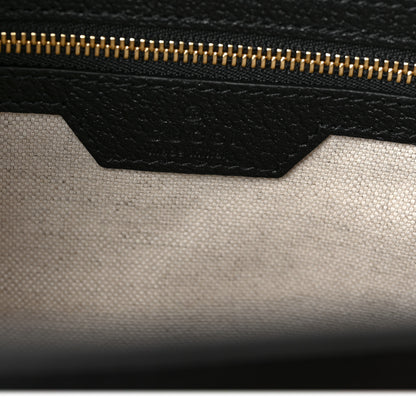Gucci Jacquard Black Denim GG Monogram Medium Ophidia Shopping Tote Black Ivory 6 of 8