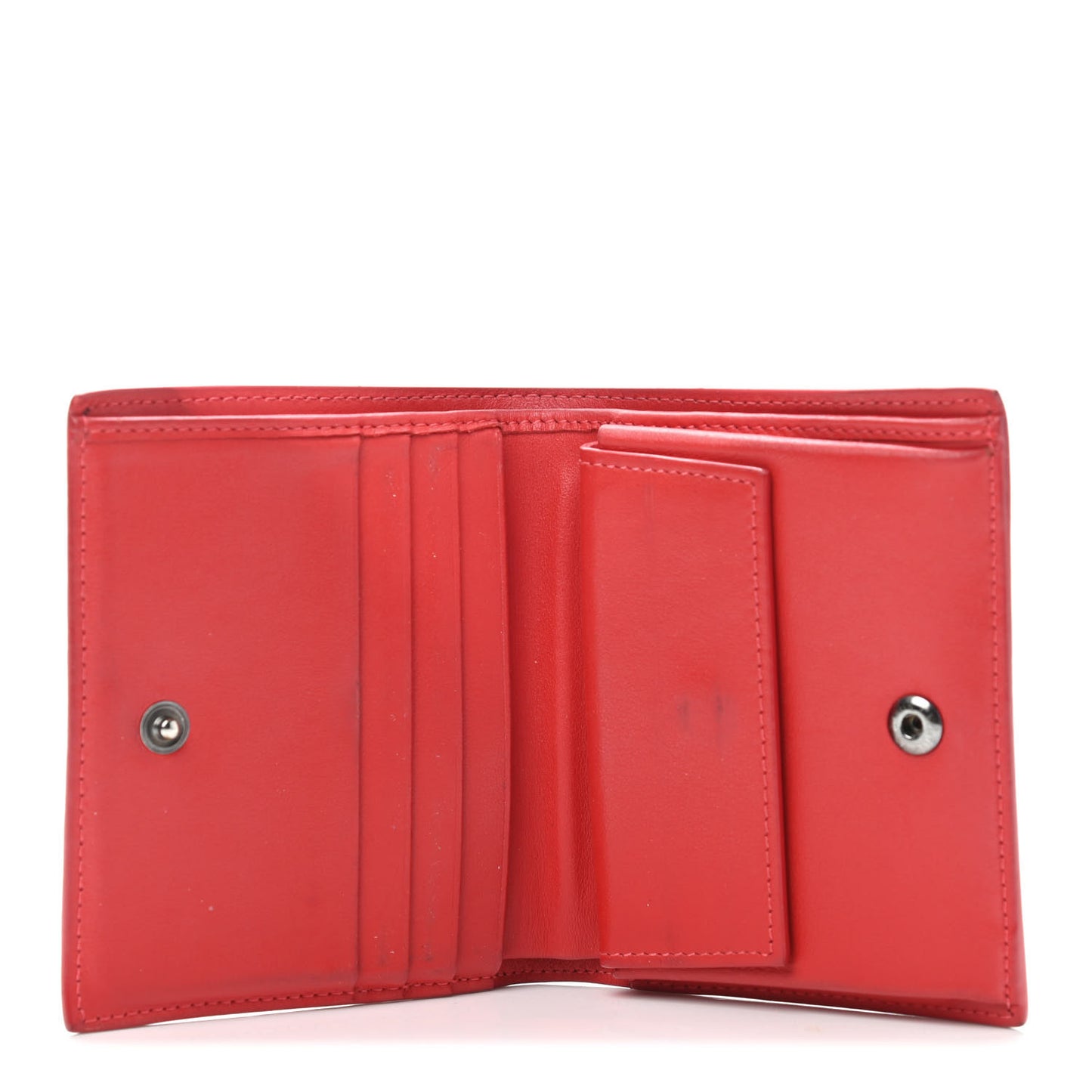 Calfskin Spiked Paros Wallet Black