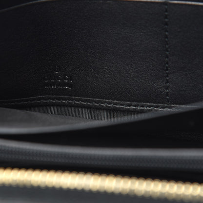 Gucci Patent Calfskin Soho Zip Around Wallet Black 6 of 7