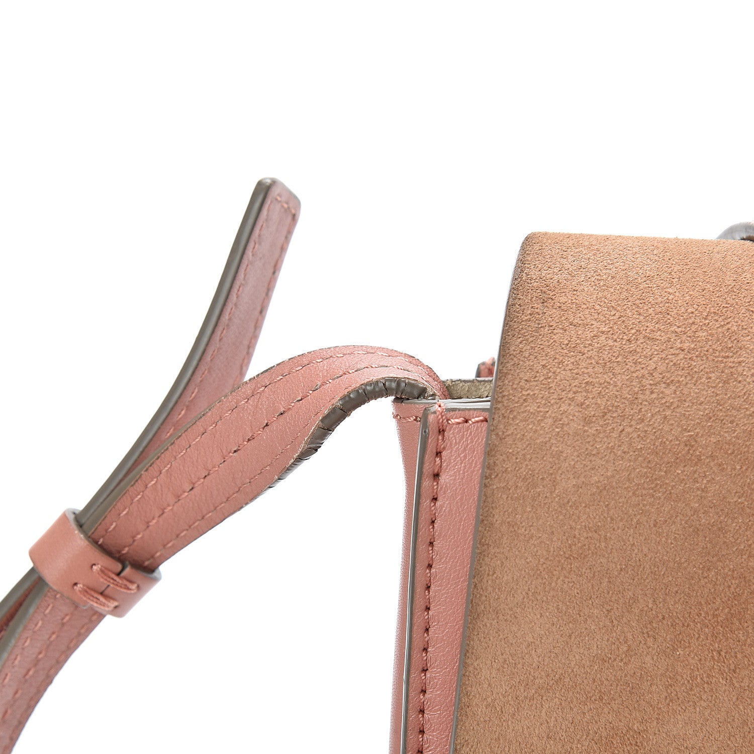 Chloe Suede Calfskin Small Faye Shoulder Bag Blushy Pink 14 of 17