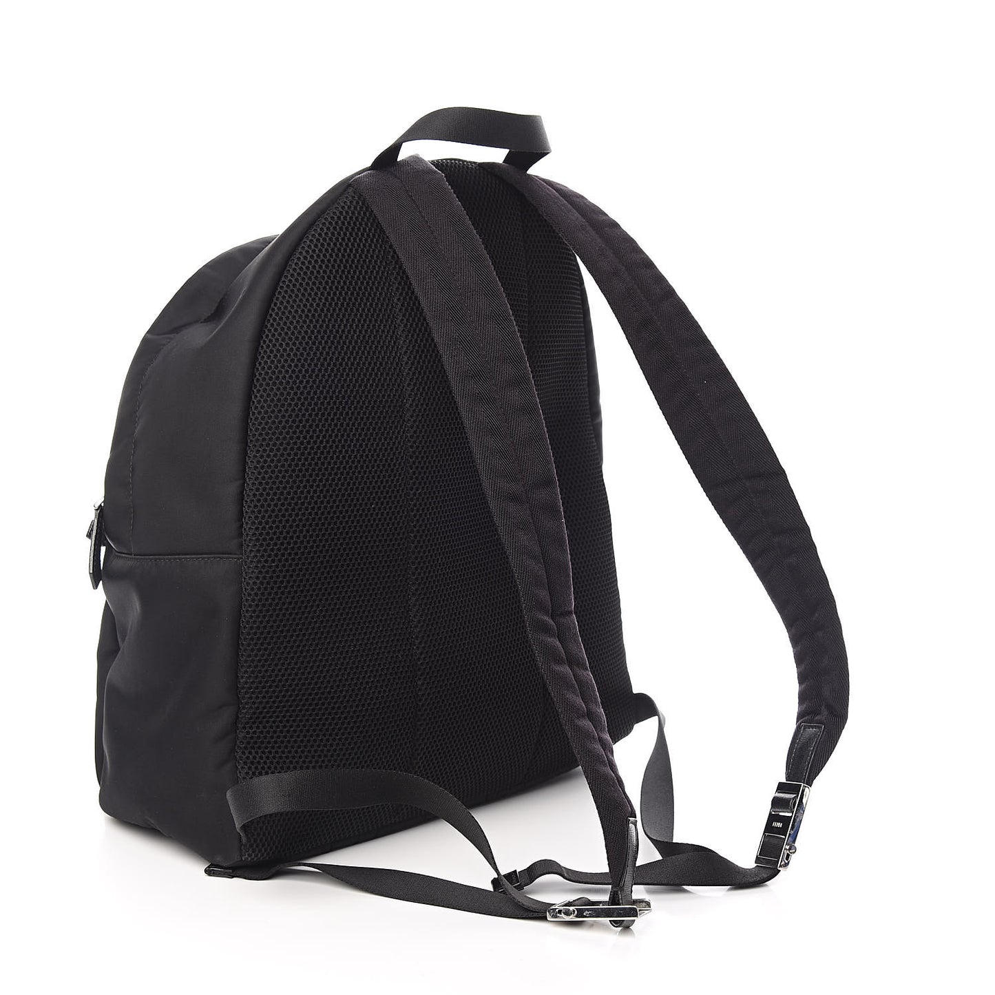 Nylon Vitello Elite Monster Eyes Rounded Backpack Black Yellow