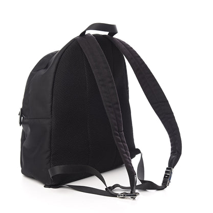 Fendi Nylon Vitello Elite Monster Eyes Rounded Backpack Black Yellow 3 of 11