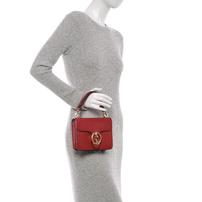 Gucci Calfskin Small 1973 Shoulder Flap Bag Red 2 of 6