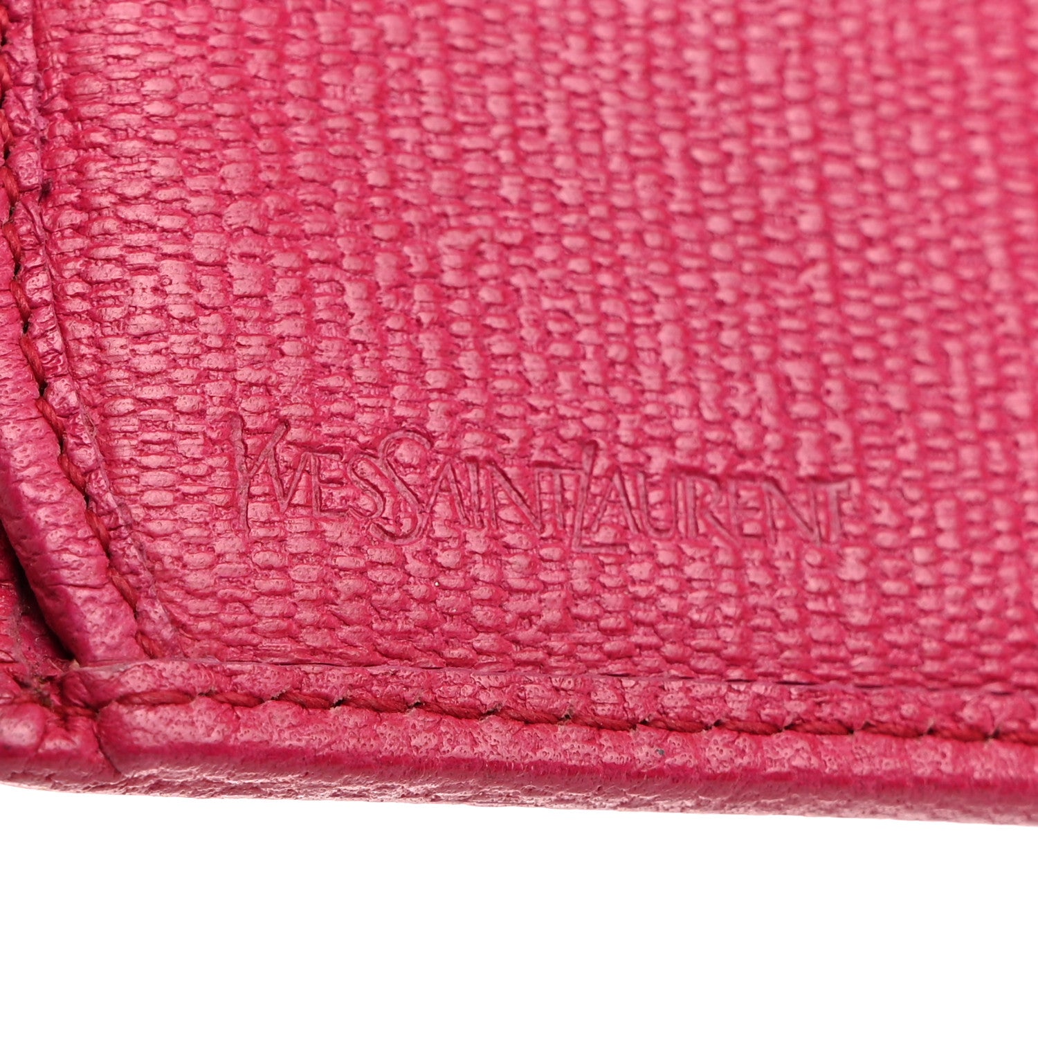 Saint Laurent Calfskin Classic Y Ligne Wallet Fuchsia 6 of 14