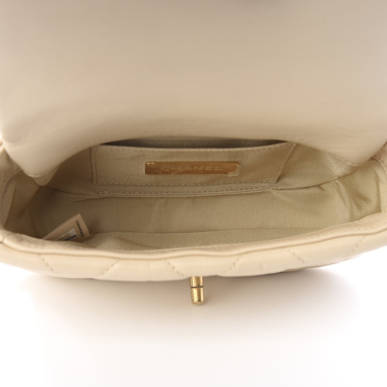 Chanel Lambskin Quilted 19 Waist Bag Light Beige 4 of 9