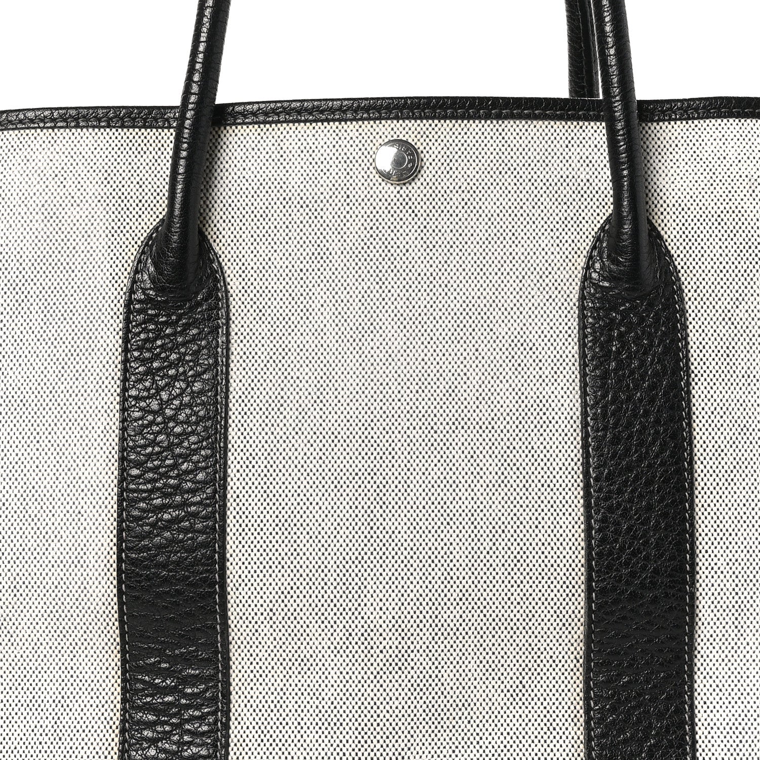 Hermes Toile Buffle Skipper Garden Party 36 MM Tote Black 7 of 9