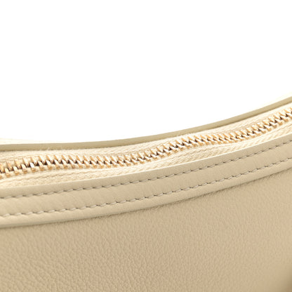 Celine Supple Calfskin Cuir Triomphe Small Heloise Shoulder Bag Limestone 13 of 13