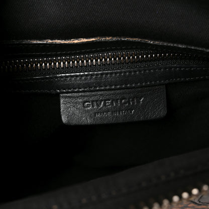 Givenchy Textured Coated Canvas Paisley Print Small Antigona Black 5 of 10