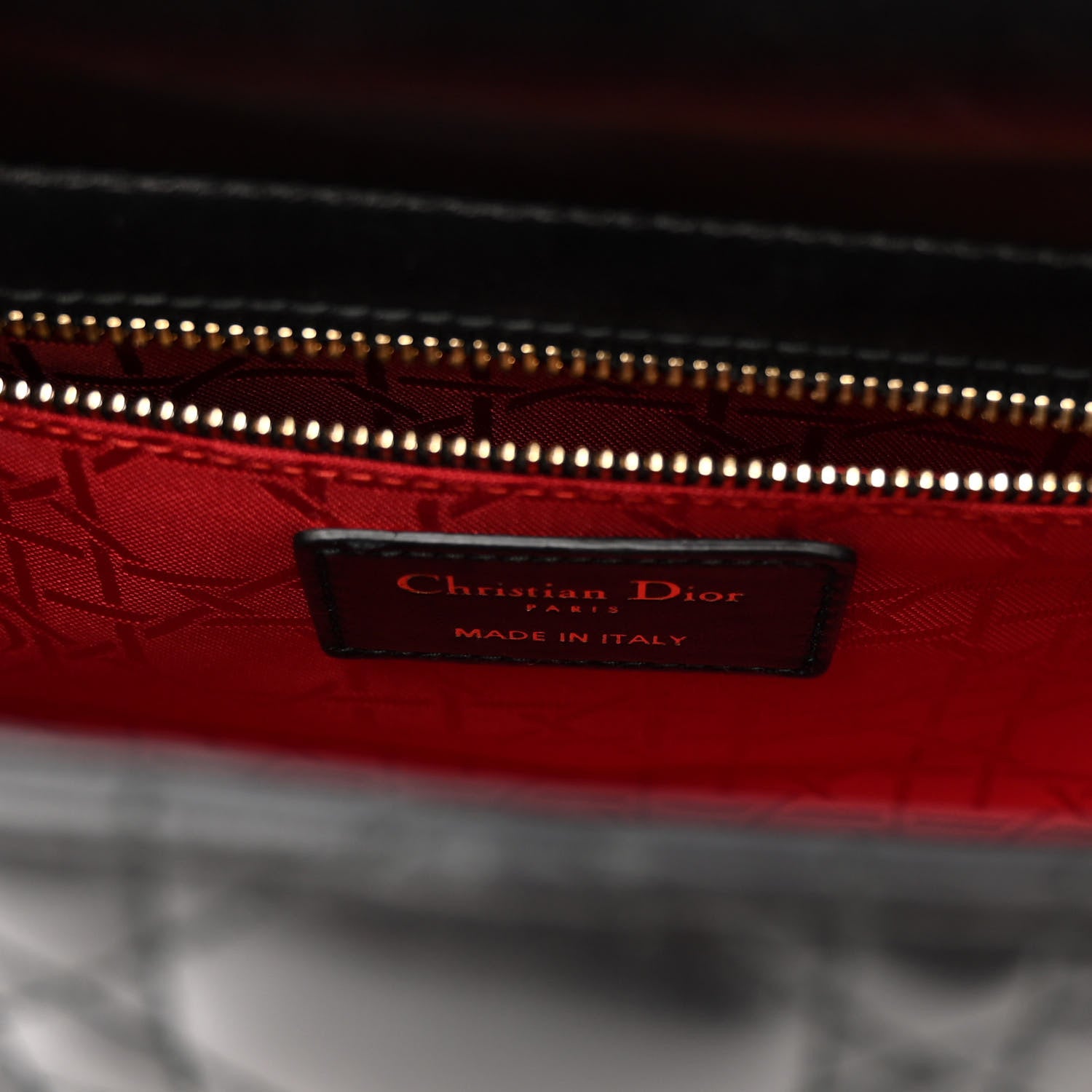 Christian Dior Lambskin Cannage Small Lucky Badges My Lady Dior Black 6 of 9