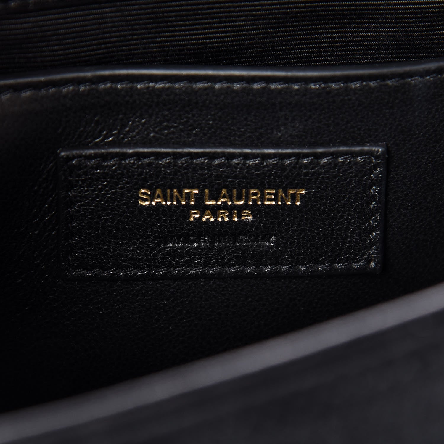 Saint Laurent Velvet Small Monogram Kate Tassel Shoulder Bag Black 6 of 11